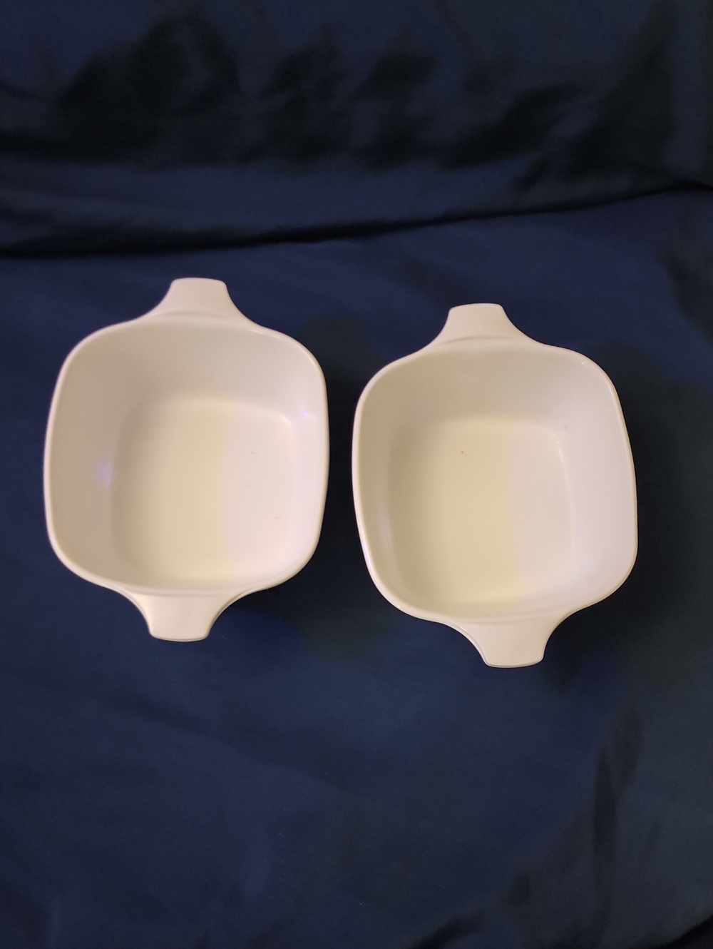 Vintage White Corning Ware P-43-B 700ml Petite Pans - Set of 2 No Lids